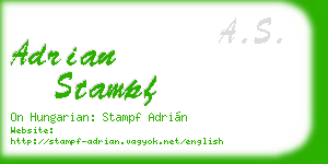 adrian stampf business card