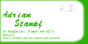 adrian stampf business card